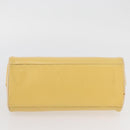 PRADA Hand Bag Leather Yellow Gold Auth mr2207-5