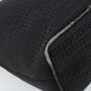 FENDI Zucchino Canvas Tote Bag Black Silver Auth mr2209-16