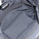 FENDI Zucchino Canvas Tote Bag Black Silver Auth mr2209-11