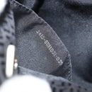 FENDI Zucchino Canvas Tote Bag Black Silver Auth mr2209-12