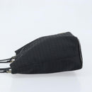 FENDI Zucchino Canvas Tote Bag Black Silver Auth mr2209-4