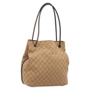 GUCCI GG Canvas Shoulder Bag Brown 101341 Auth mr2214-1