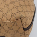 GUCCI GG Canvas Shoulder Bag Brown 101341 Auth mr2214-10