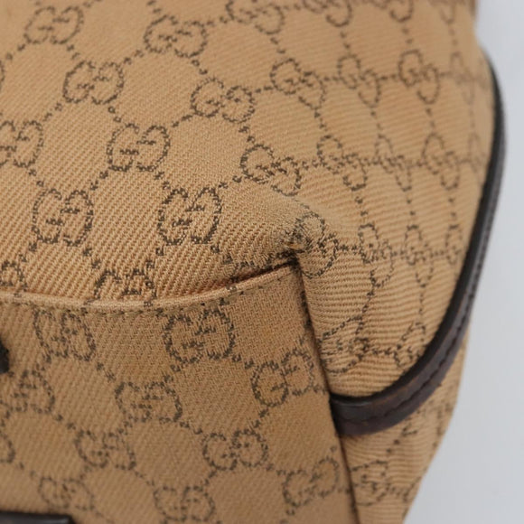 GUCCI GG Canvas Shoulder Bag Brown 101341 Auth mr2214