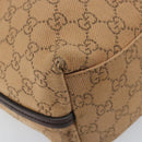 GUCCI GG Canvas Shoulder Bag Brown 101341 Auth mr2214-11