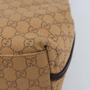 GUCCI GG Canvas Shoulder Bag Brown 101341 Auth mr2214-12
