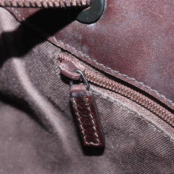 GUCCI GG Canvas Shoulder Bag Brown 101341 Auth mr2214