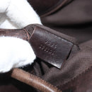 GUCCI GG Canvas Shoulder Bag Brown 101341 Auth mr2214-20