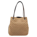 GUCCI GG Canvas Shoulder Bag Brown 101341 Auth mr2214-3