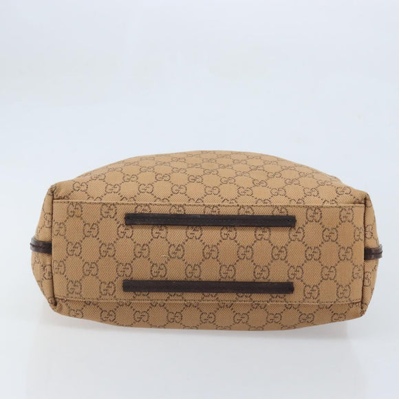 GUCCI GG Canvas Shoulder Bag Brown 101341 Auth mr2214