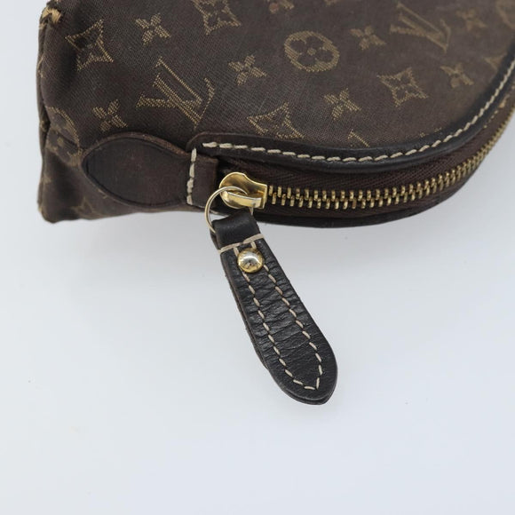 LOUIS VUITTON Monogram Idylle Pochette Pouch Brown M40375 LV Auth mr2216