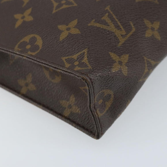 LOUIS VUITTON Monogram Poche Toilette 26 Pouch M47542 LV Auth mr2218