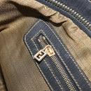 FENDI Zucca Canvas Hand Bag Brown Black Auth mr2221-20