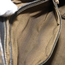 FENDI Zucca Canvas Hand Bag Brown Black Auth mr2221-21