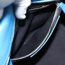 BALENCIAGA Infanta Hand Bag Leather 2way Blue Silver 390922 Auth mr2222A-25