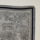 Christian Dior Large Format Stole Cashmere Navy Auth mr2224V-4