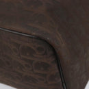 Christian Dior Trotter Canvas Hand Bag Brown Gold Auth mr2225A-11
