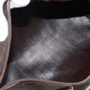 Christian Dior Trotter Canvas Hand Bag Brown Gold Auth mr2225A-16