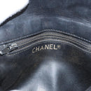 CHANEL Matelasse Waist bag Lamb Skin Black Gold CC Auth mr2227-20