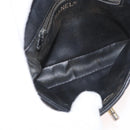 CHANEL Matelasse Waist bag Lamb Skin Black Gold CC Auth mr2227-11