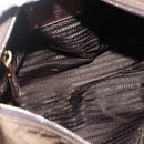 PRADA Shoulder Bag Nylon Khaki Gold Auth mr2228-10