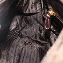 PRADA Shoulder Bag Nylon Khaki Gold Auth mr2228-25