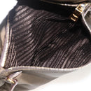 PRADA Shoulder Bag Nylon Khaki Gold Auth mr2228-31