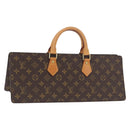 LOUIS VUITTON Monogram Sac Triangle Hand Bag M51360 LV Auth mr2234V-1
