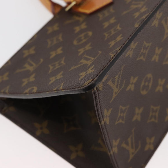 LOUIS VUITTON Monogram Sac Triangle Hand Bag M51360 LV Auth mr2234V