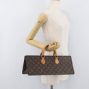 LOUIS VUITTON Monogram Sac Triangle Hand Bag M51360 LV Auth mr2234V-22