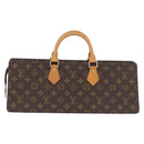 LOUIS VUITTON Monogram Sac Triangle Hand Bag M51360 LV Auth mr2234V-2