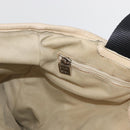 CHANEL Sports Hand Bag Canvas Black Silver CC Auth mr2244-18
