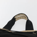 CHANEL Sports Hand Bag Canvas Black Silver CC Auth mr2244-8