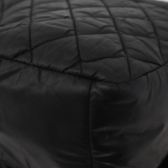 CHANEL Cococoon Shoulder Bag Nylon Black CC Auth mr2250V