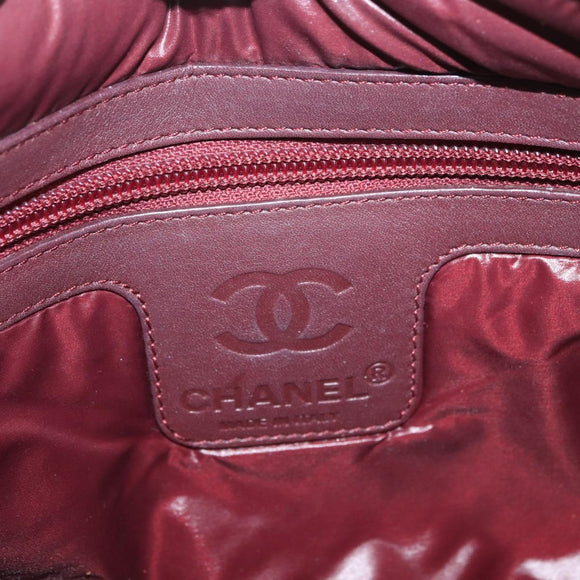 CHANEL Cococoon Shoulder Bag Nylon Black CC Auth mr2250V