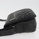CHANEL Cococoon Shoulder Bag Nylon Black CC Auth mr2250V-4