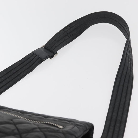 CHANEL Cococoon Shoulder Bag Nylon Black CC Auth mr2250V
