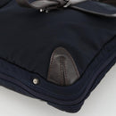 BURBERRY Black Label Business Bag 2way Black Silver Auth mr2251-10