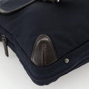 BURBERRY Black Label Business Bag 2way Black Silver Auth mr2251-15