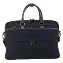 BURBERRY Black Label Business Bag 2way Black Silver Auth mr2251-2