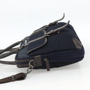 BURBERRY Black Label Business Bag 2way Black Silver Auth mr2251-3