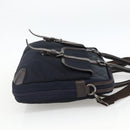 BURBERRY Black Label Business Bag 2way Black Silver Auth mr2251-4