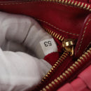 PRADA Shoulder Bag Nylon Leather 2way Pink Gold Auth mr2258-12