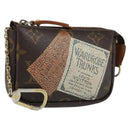 LOUIS VUITTON Monogram Label Collection Trousse Cre Pouch M63800 LV Auth mr2261-1