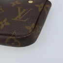 LOUIS VUITTON Monogram Label Collection Trousse Cre Pouch M63800 LV Auth mr2261-15