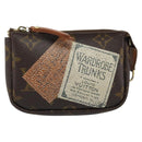 LOUIS VUITTON Monogram Label Collection Trousse Cre Pouch M63800 LV Auth mr2261-13