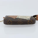 LOUIS VUITTON Monogram Label Collection Trousse Cre Pouch M63800 LV Auth mr2261-6