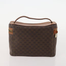 CELINE Macadam Canvas Clutch Bag PVC Leather 5 Set Brown Gold Auth mr2262-13
