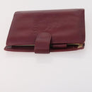 BURBERRY Nova Check Clutch Bag Canvas Leather 3 Set Beige Red Auth mr2263-10