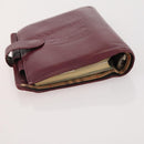 BURBERRY Nova Check Clutch Bag Canvas Leather 3 Set Beige Red Auth mr2263-11
